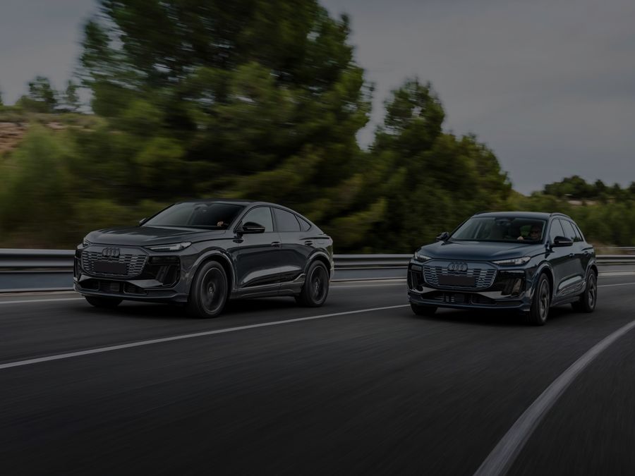 Audi Q6 Sportback on road