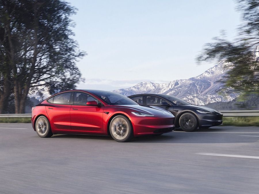 Tesla Model 3 Outside drive
