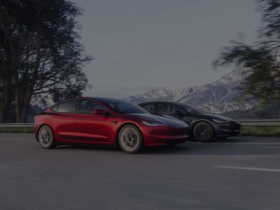 Tesla Model 3 Outside drive