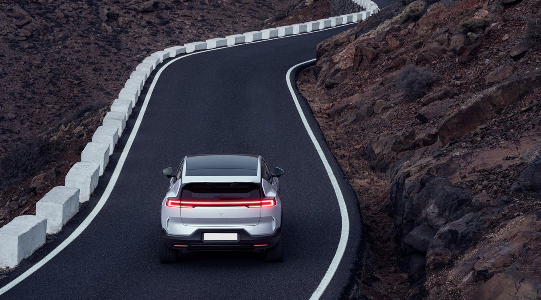 Polestar 3 on a road